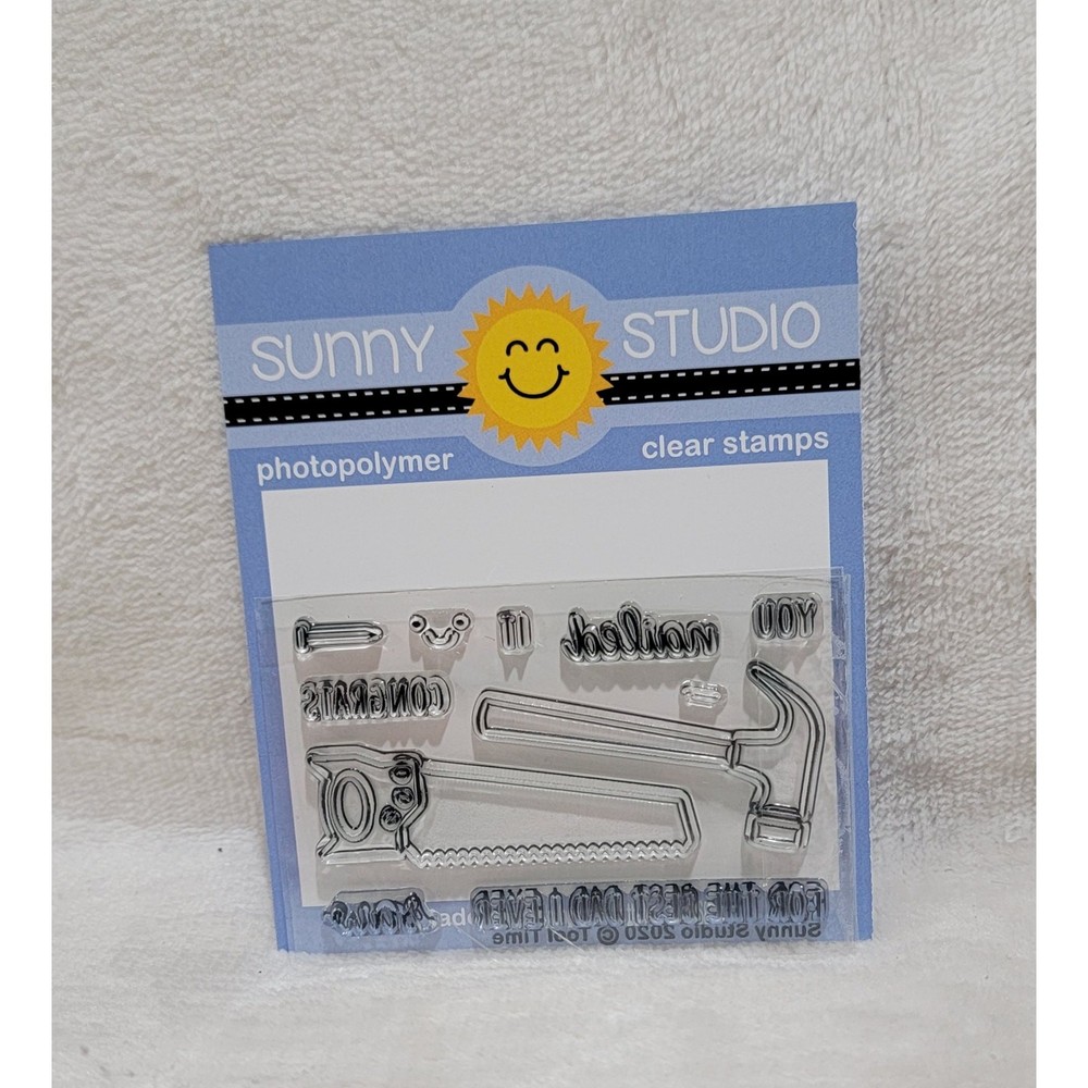 Sunny Studio Stamps Tool Time Clear Photopolymer Stamp Set