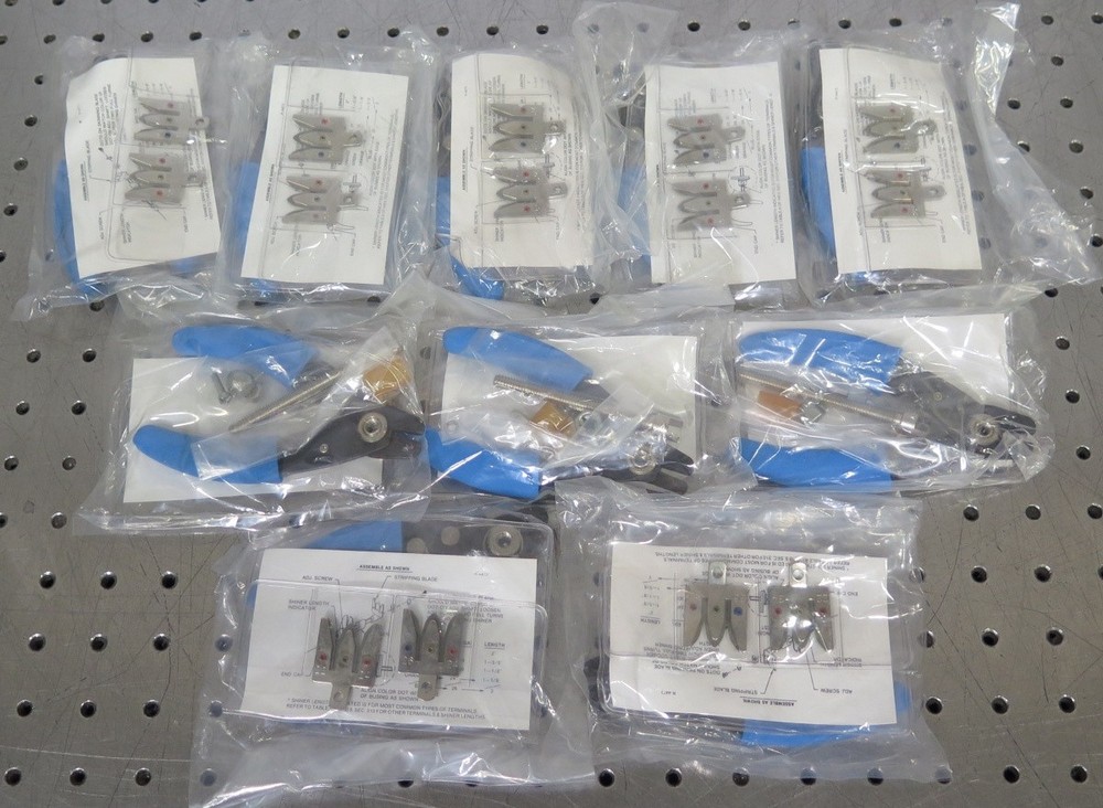 R201660 Lot (10) Jonard Tools Type Wire Cutter Kit