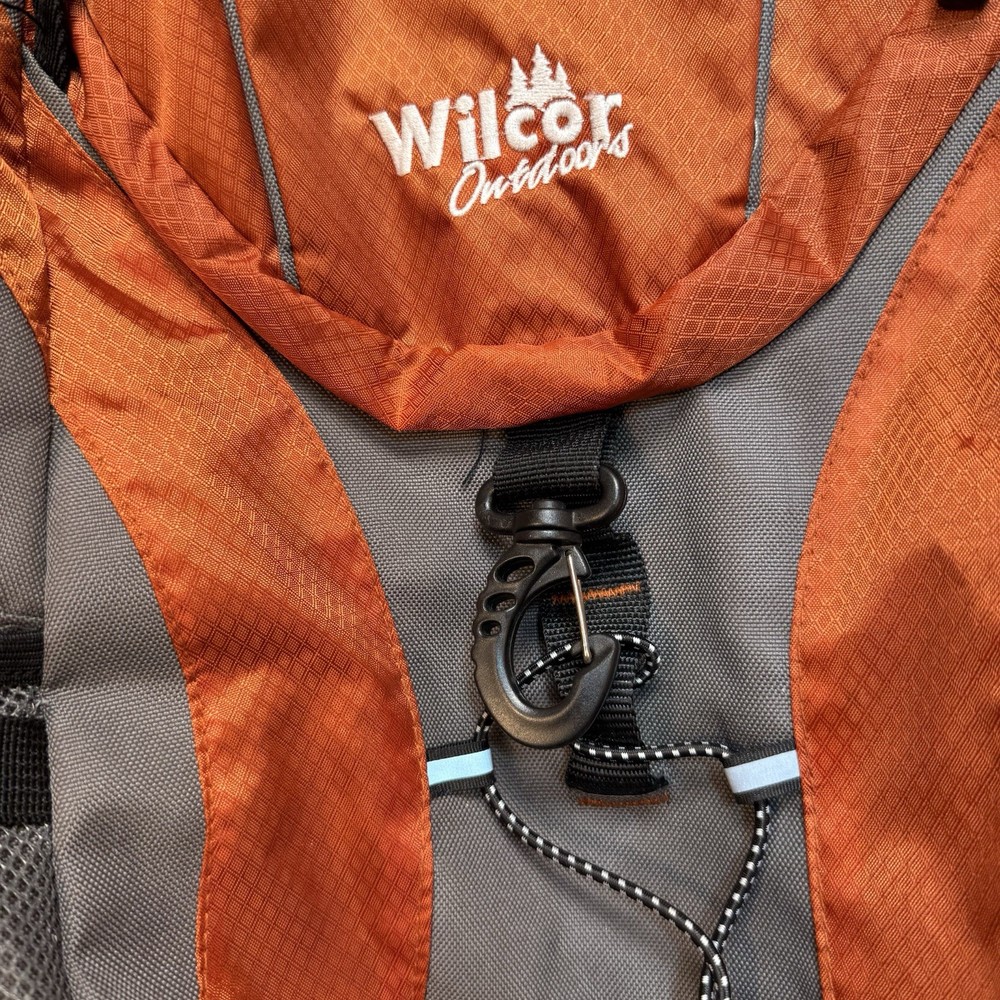 Daypack Hiking Backpack Wilcor Outdoors Orange 19”