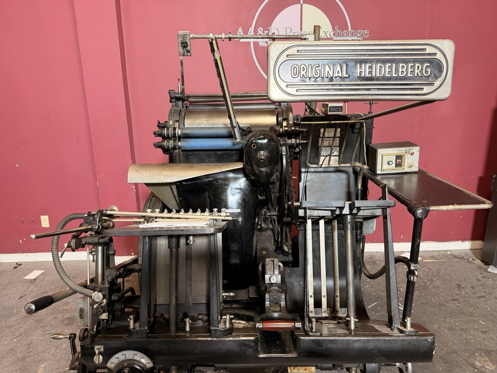 Heidelberg Windmill 13x18 with Foil !Video!