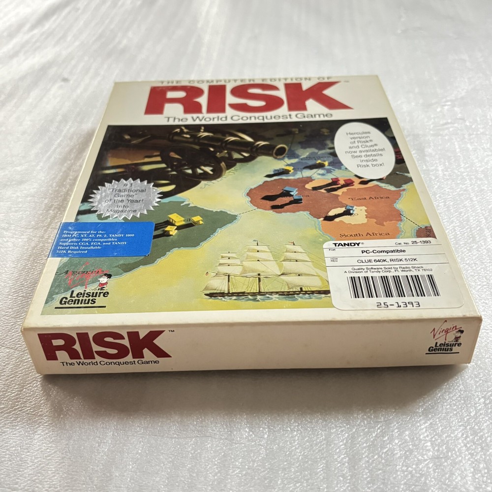 Risk The World Conquest Game Tandy / IBM