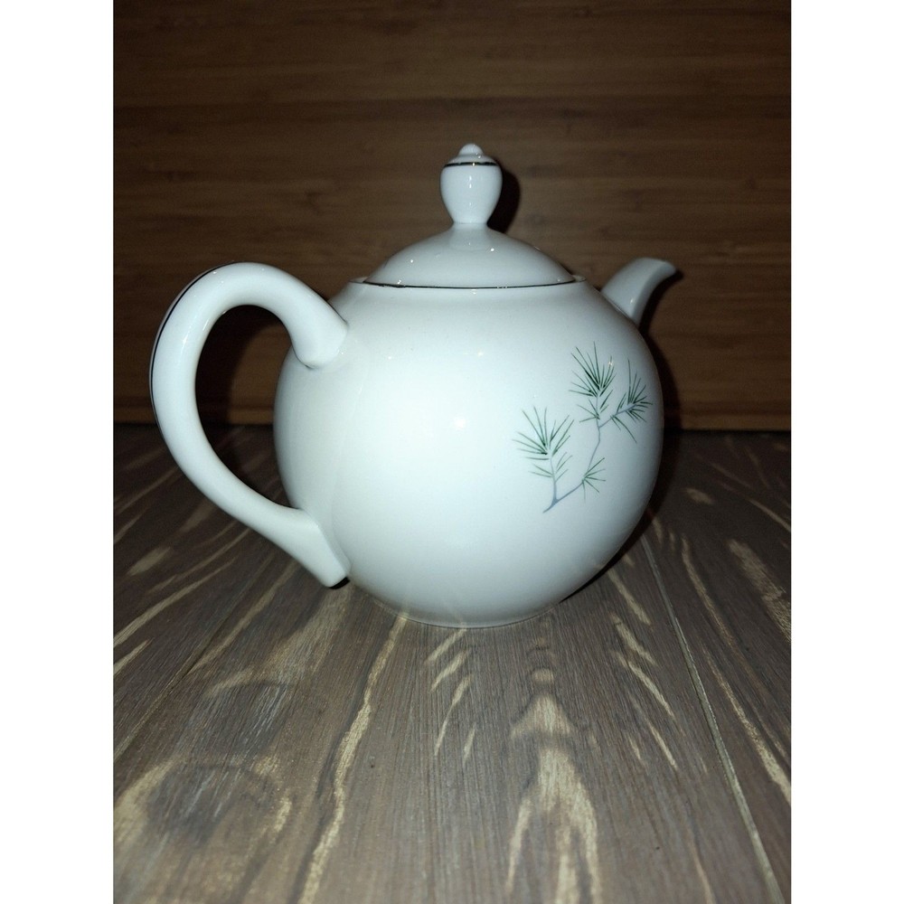 Teapot Japan Pinecones Pine Needles