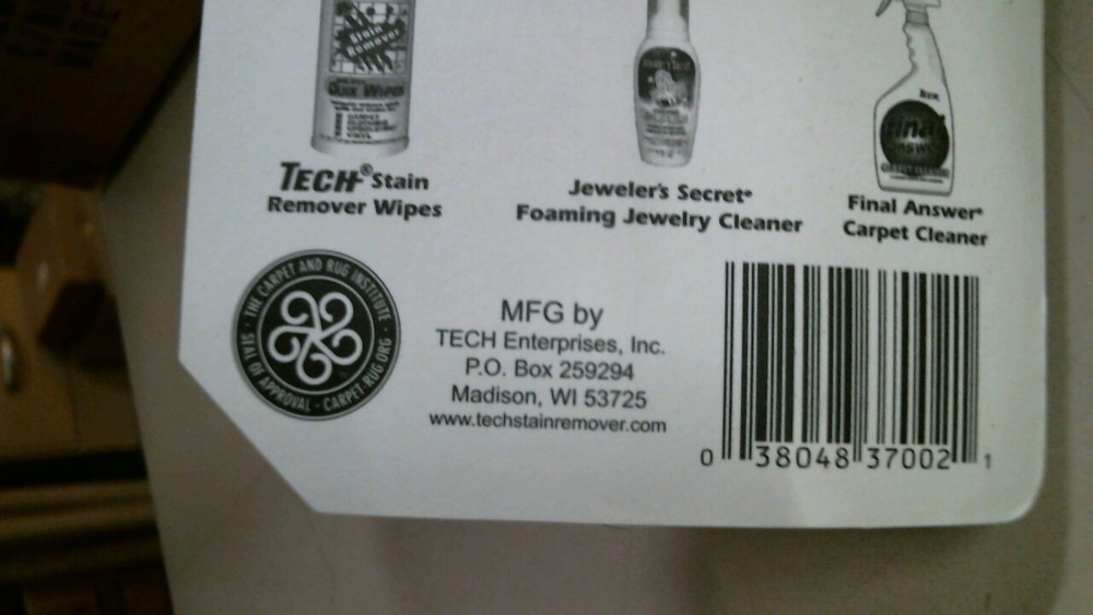 Tech Red Wine Stain Remover 2 oz, FREE SHIPPING