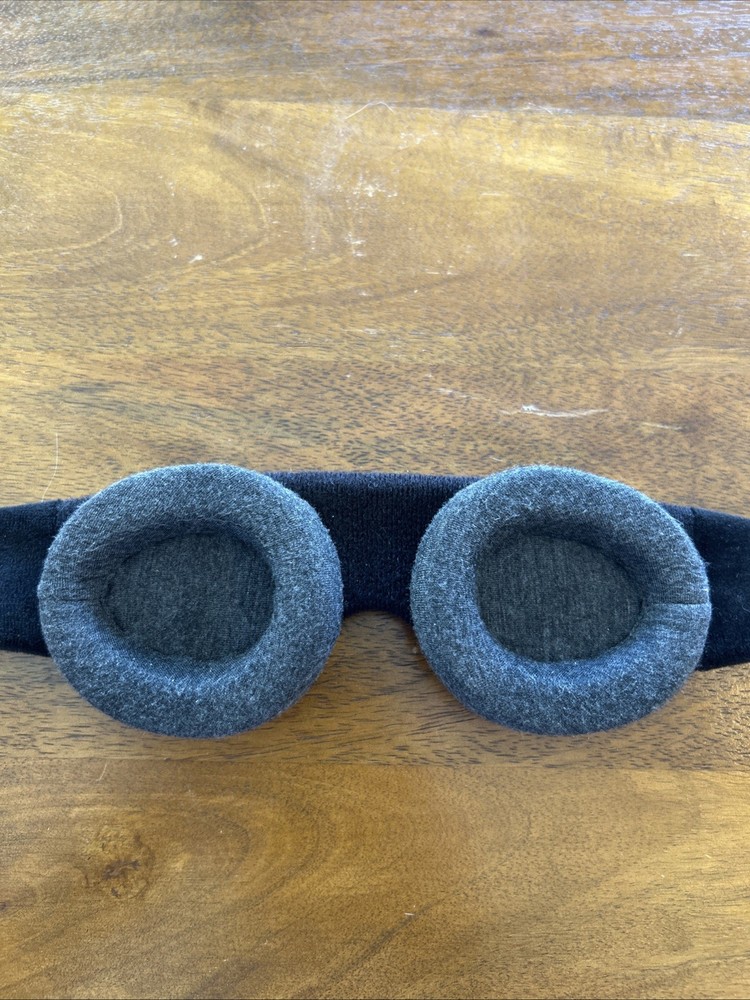 Manta Sleep Mask - 100% Light Blocking, Adjustable 1 Count (Pack of 1), Gray