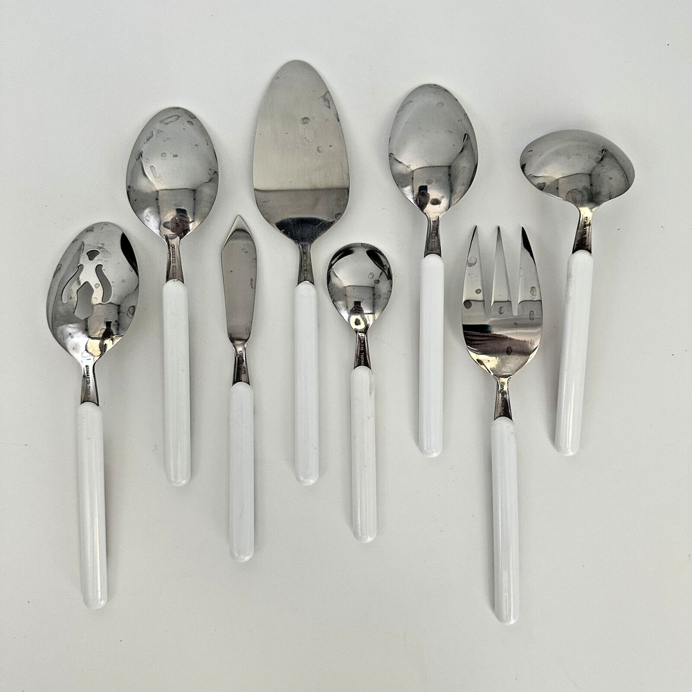 Washington Redskins Commanders Cutlery Flatware Silverware 8 piece Serving Set
