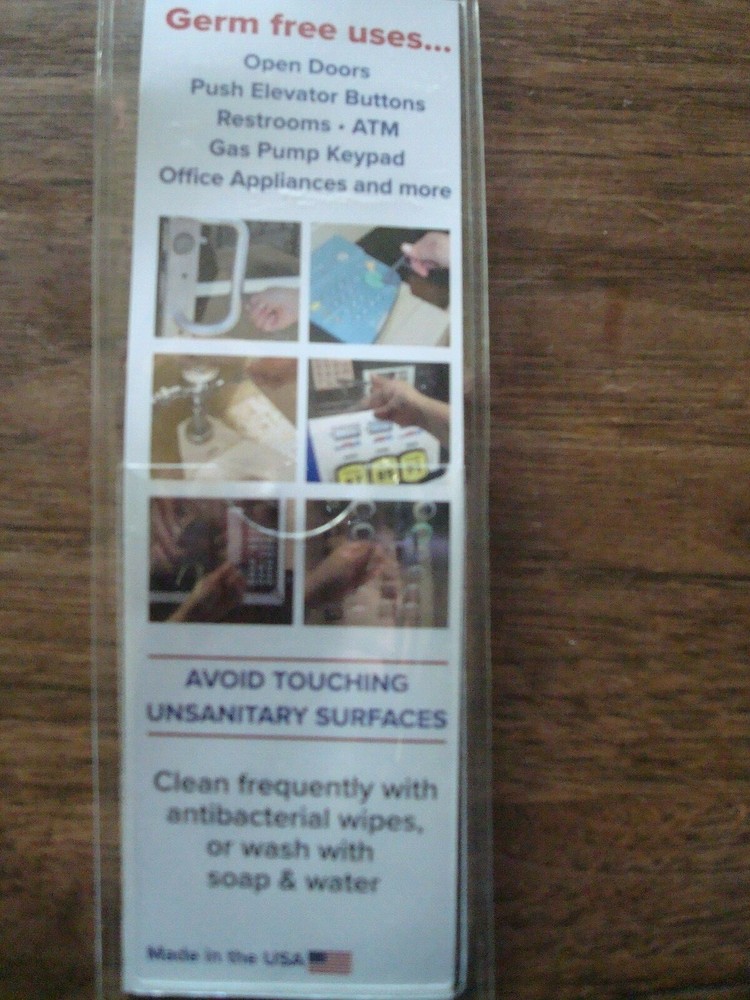 Germ safety/ sanitary tool key chain