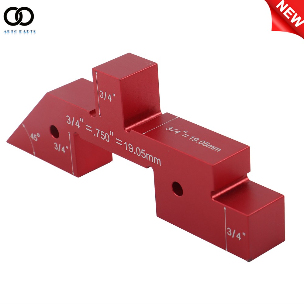 Aluminum Height Gauge Router Table Setup Bars Precision Setup Blocks 14PCS
