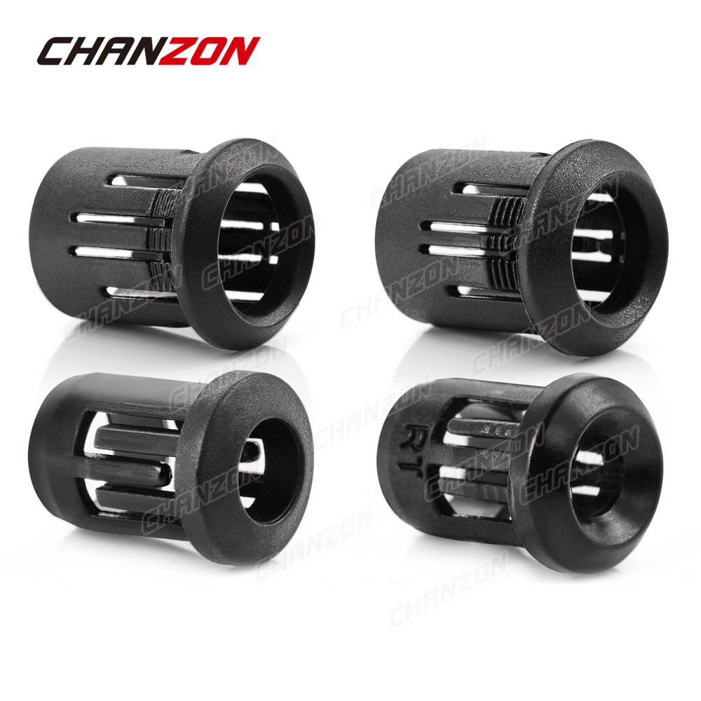 3mm 5mm 8mm 10mm Chrome Metal Silver Bezel LED Diode Holder Panel Mount Socket