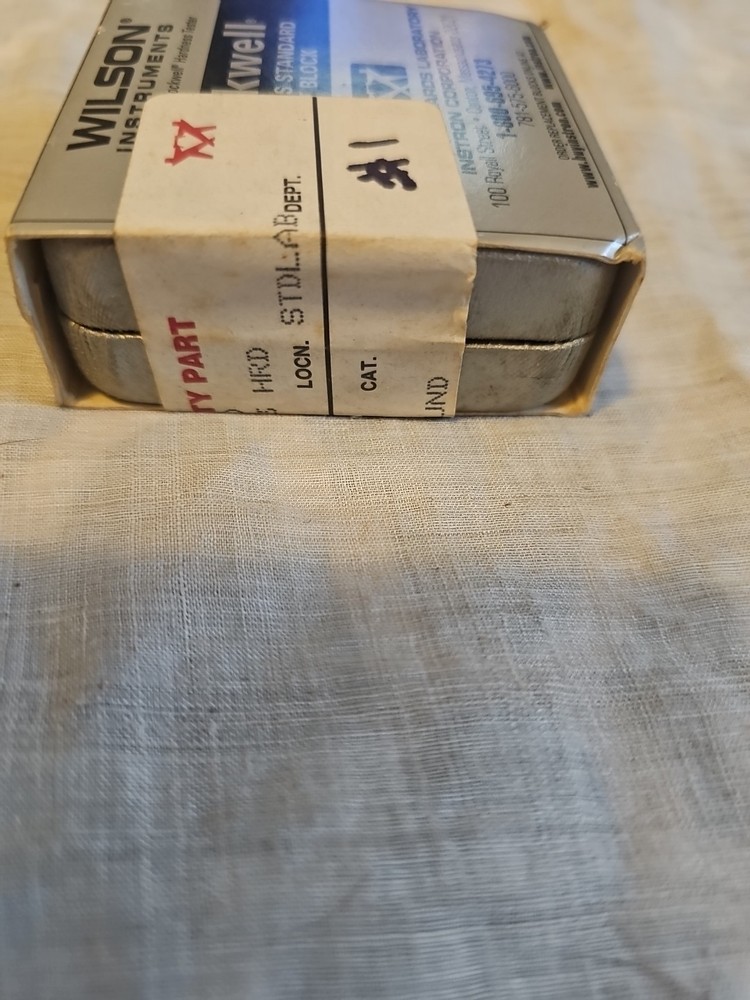 Wilson Rockwell Test Block #1