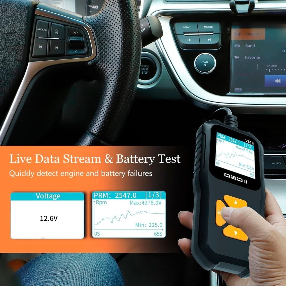 Car OBD2 Scanner Code Reader Engine Fault Code Reader Scanner CAN Diagnostic Sca