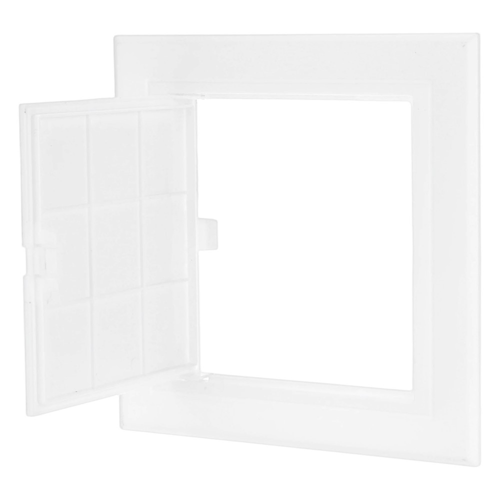 1-Pack Access Panel for Drywall, 4.9x5" Plastic Wall Hole Cover [White]