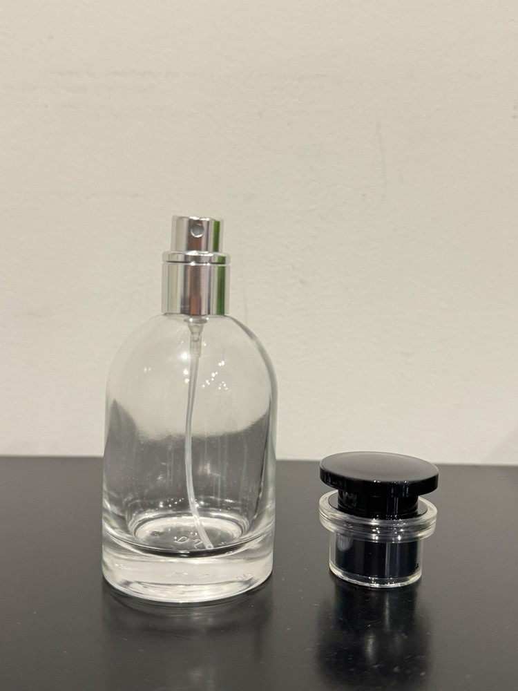 50ml Empty Glass Perfume Cologne Decant Spray Bottles Atomizers 1pc