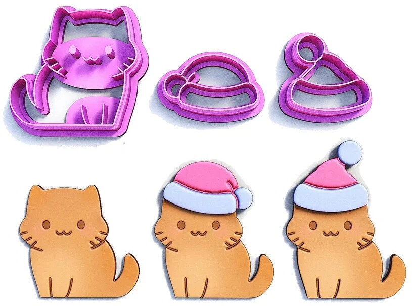 Cat Polymer Clay Cutters