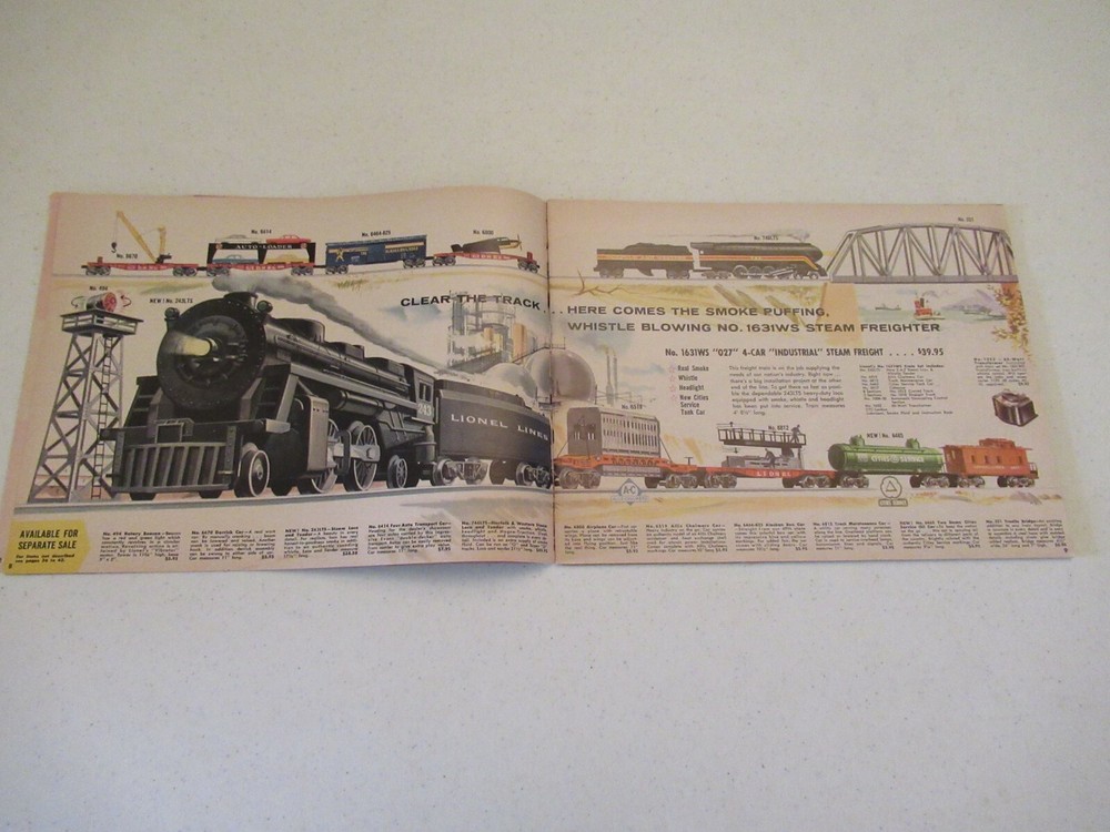Lionel 1960 Train Catalog