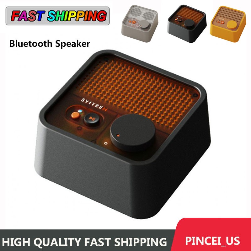 Syitren Silvery N100 Bluetooth Speaker for Syitren USB Type-C Support AUX Input