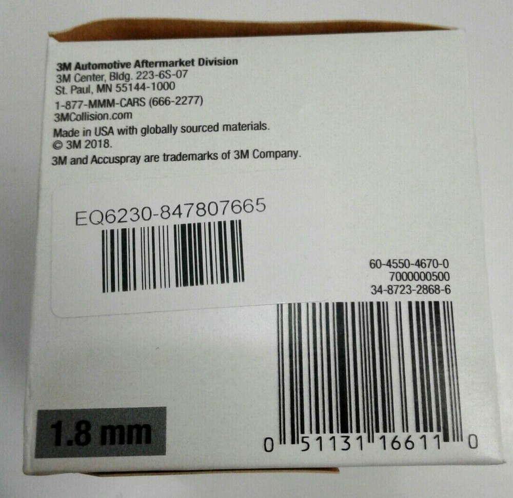 3M 16611 Accuspray Atomizing Head Refill Kit 1.8 mm / 4 Heads Per Kit