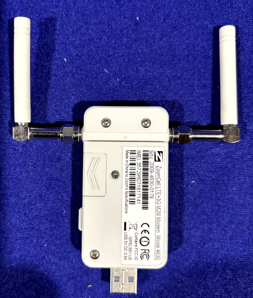 Zoom Cell LTE M2M modem Model 4630