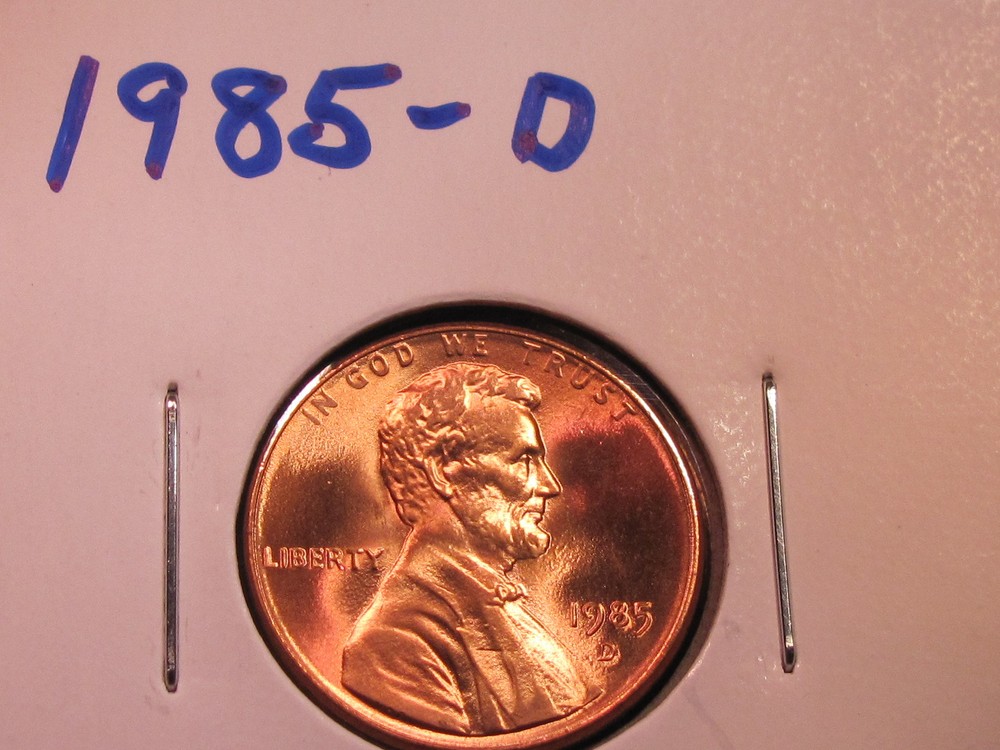 1985 D - Lincoln Memorial Cent