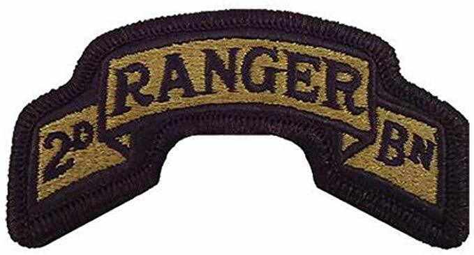 75th Ranger Regiment OCP Scroll Patch (2nd Battalion) W/ Hook Fastener (each)