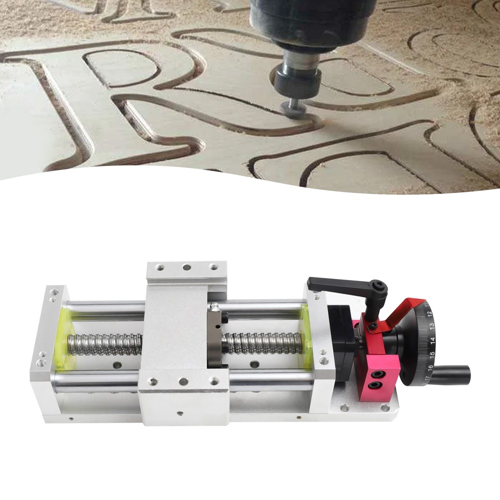 Manual Linear Stage Actuator Table Linear Rail Stork: 10cm Accuracy: ±0.05mm