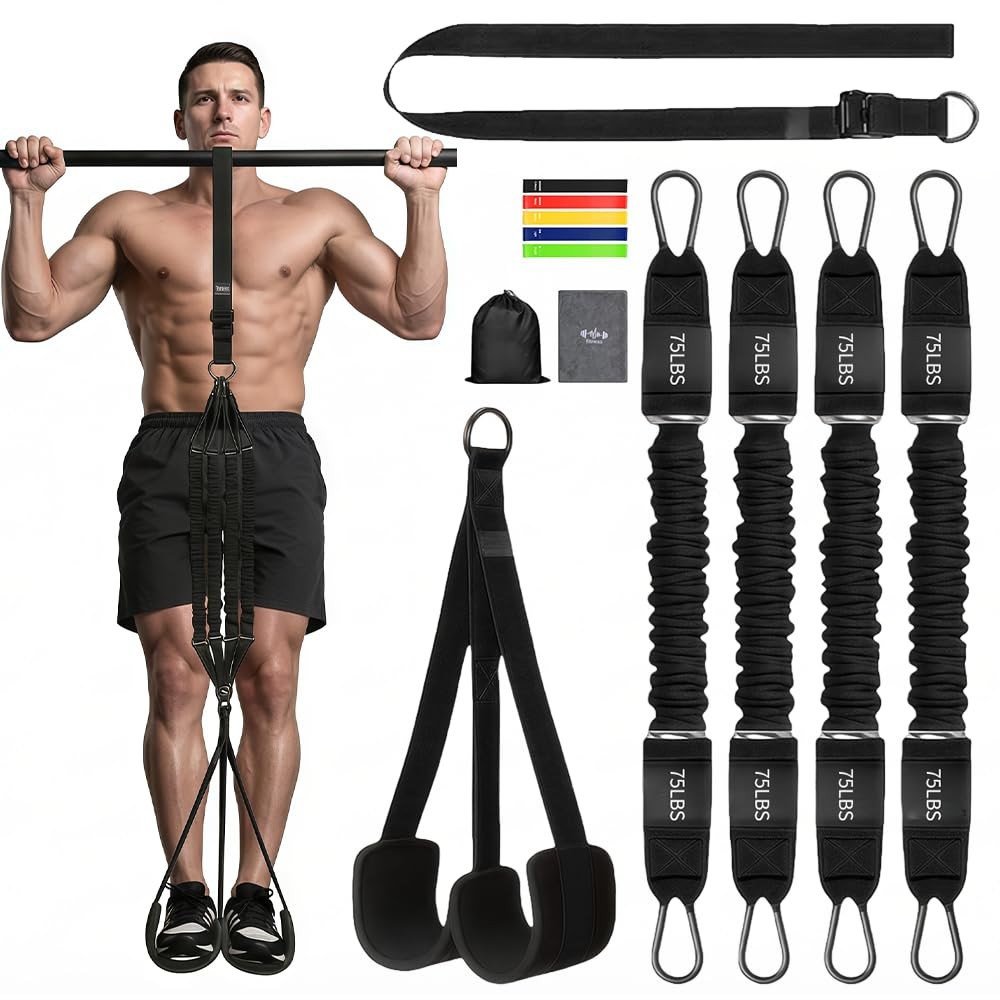 Pull Up Assistance Bands, Heavy Duty Resistance Bands for Pullups, Profession...