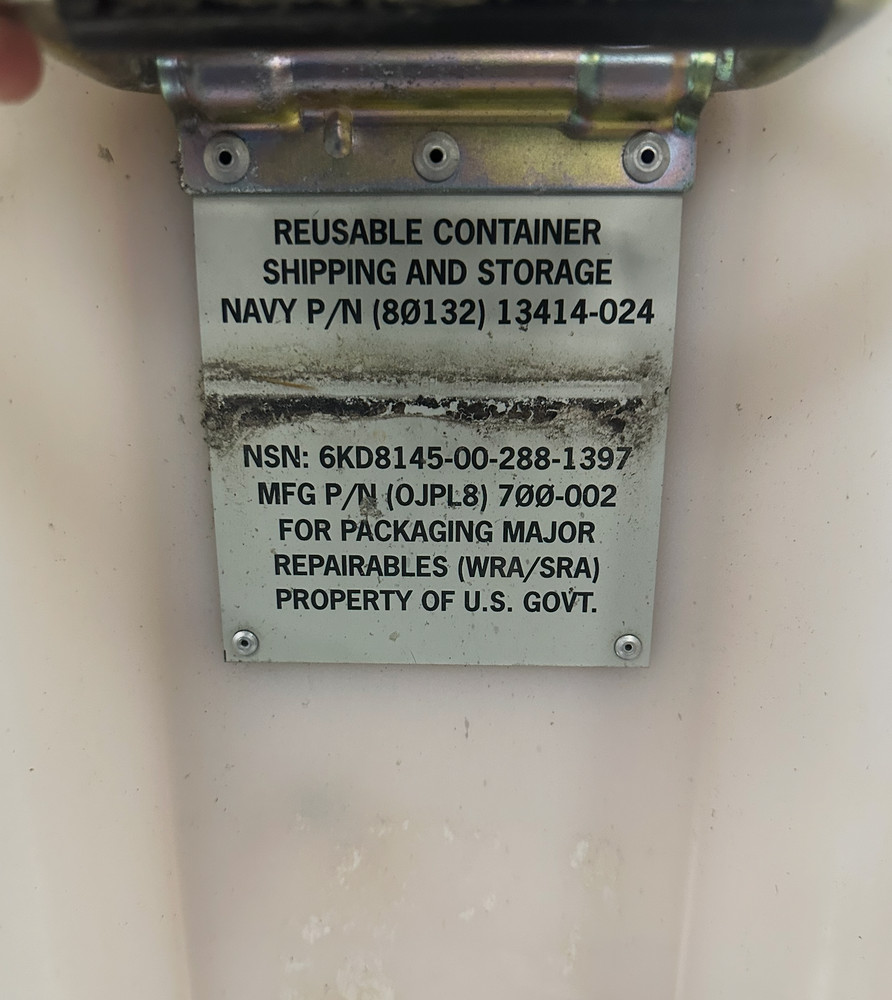 Reusable Military-Style Ration / Equipment Storage Container – With Foam Inserts
