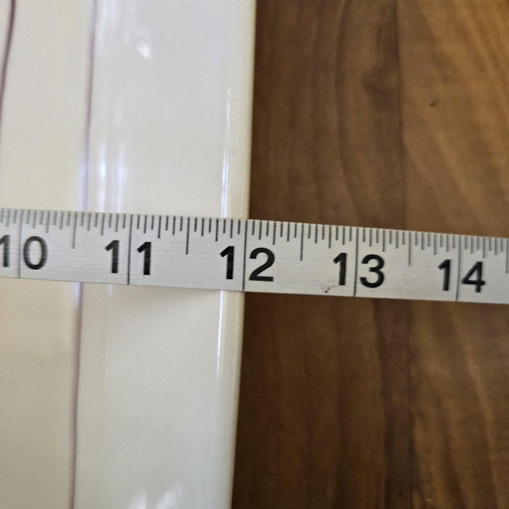 Vintage Hartstone American Flag Baking Dish Rectangular White Ceramic USA 1990