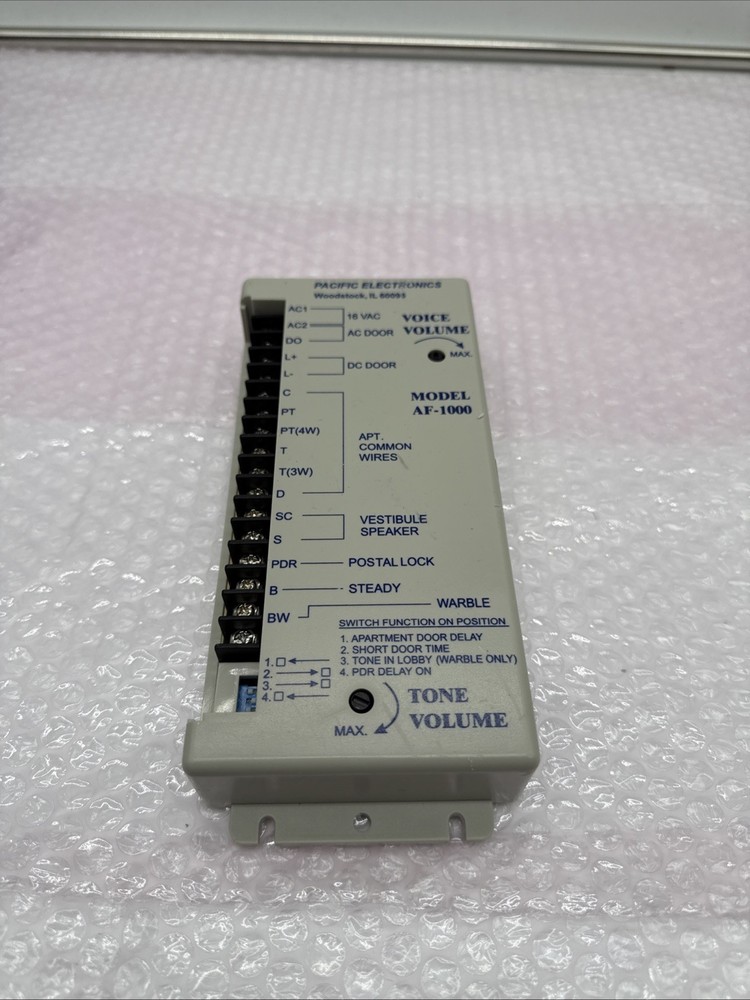 Pacific Electronics Af-1000 Amplifier for intercom systems