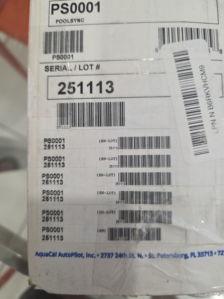 AquaCal PS0001 PoolSync WiFi Controller, for Heat Pump / ChlorSync Chlorinator