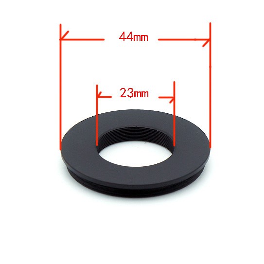 X M23-M42 adapter ring for Compur shutter M23 x0.5 lens with flange