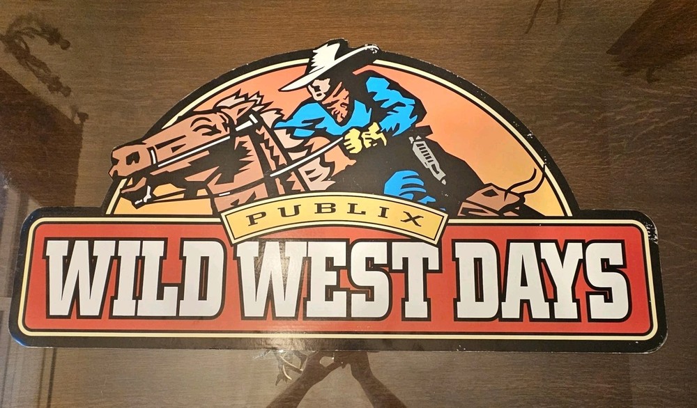 Publix Wild West Store Display Sign