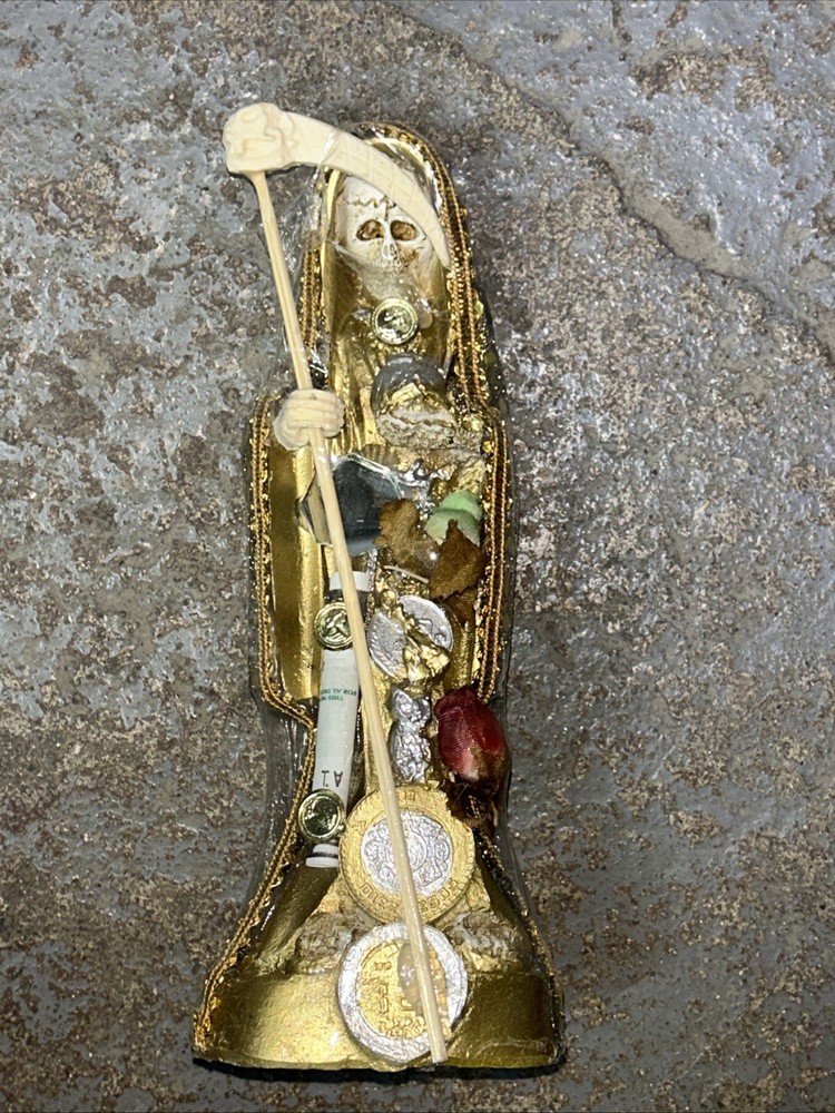 Santa Muerte Gold (fortune) 7.5in