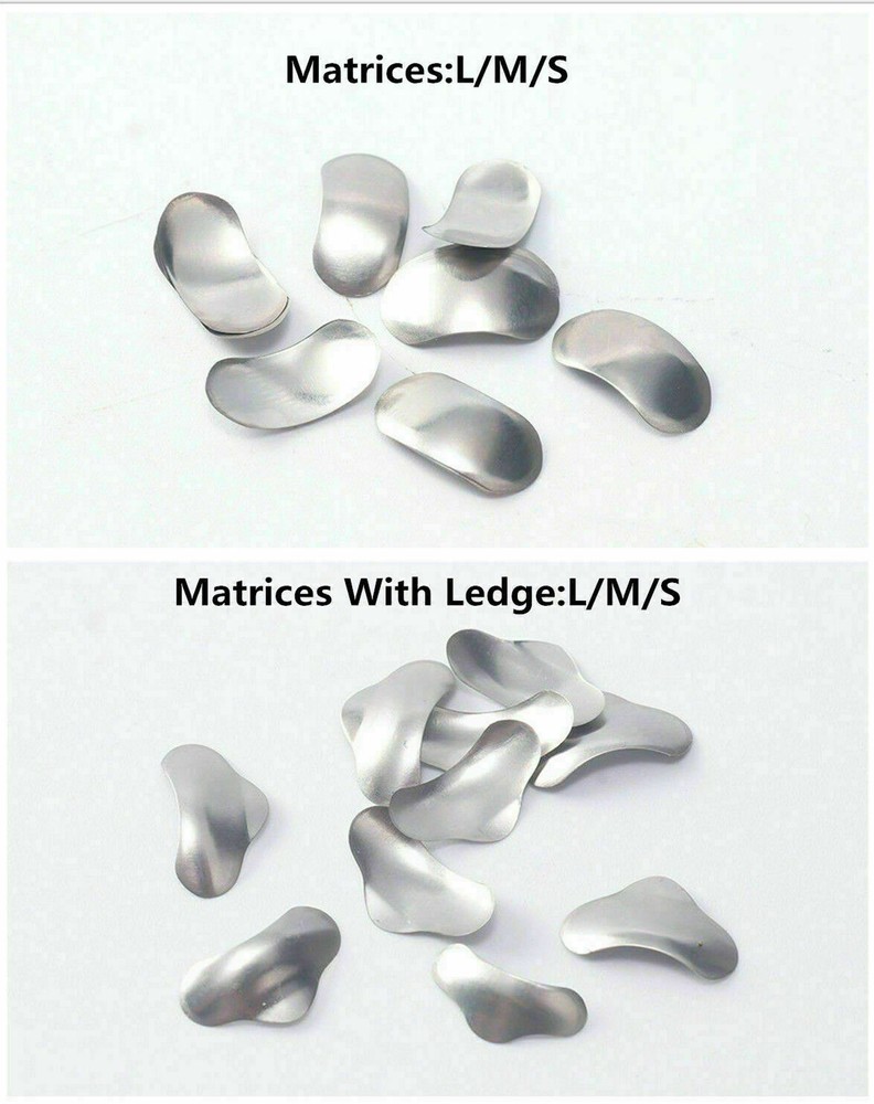 Dental Matrix Bands Sectional Contoured Matrices Wedges 2 Types