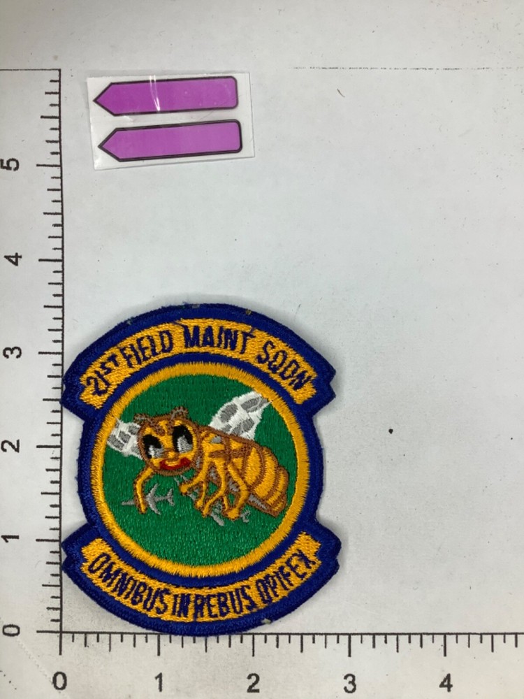 VINTAGE USAF 21ST FIELD MAINTENANCE SQUADRON PATCH