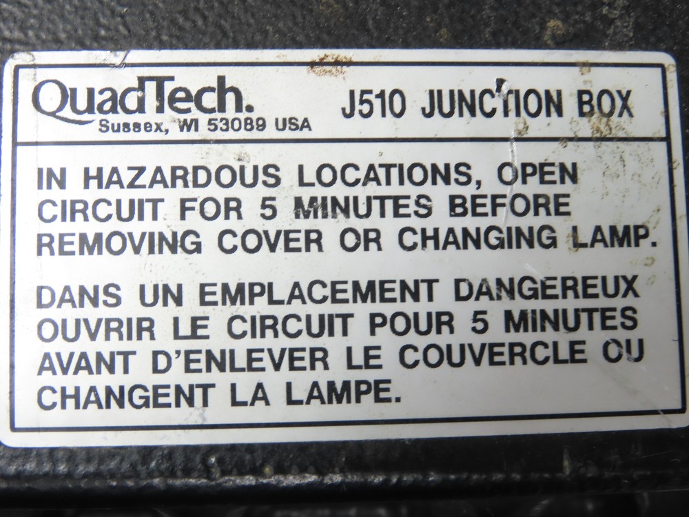 PressTech AGC Photo Eye Alignment Scanner Control Junction Box