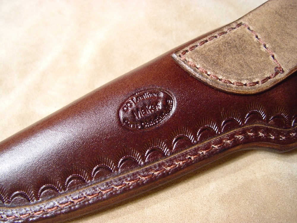 Custom Leather Sheath for Buck 119