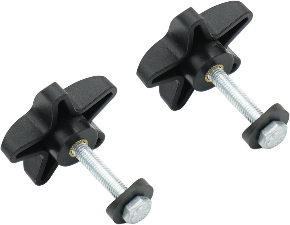 Rollator Walker Replacement Knobs 2 Sets – Universal Adjustable Parts Black