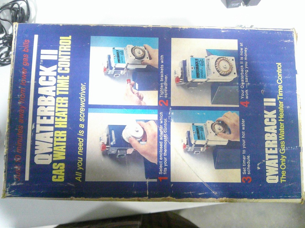 Paragon QWATERBACK II Natural Gas Water Heater Setback Control QB-II 24 hr Dial