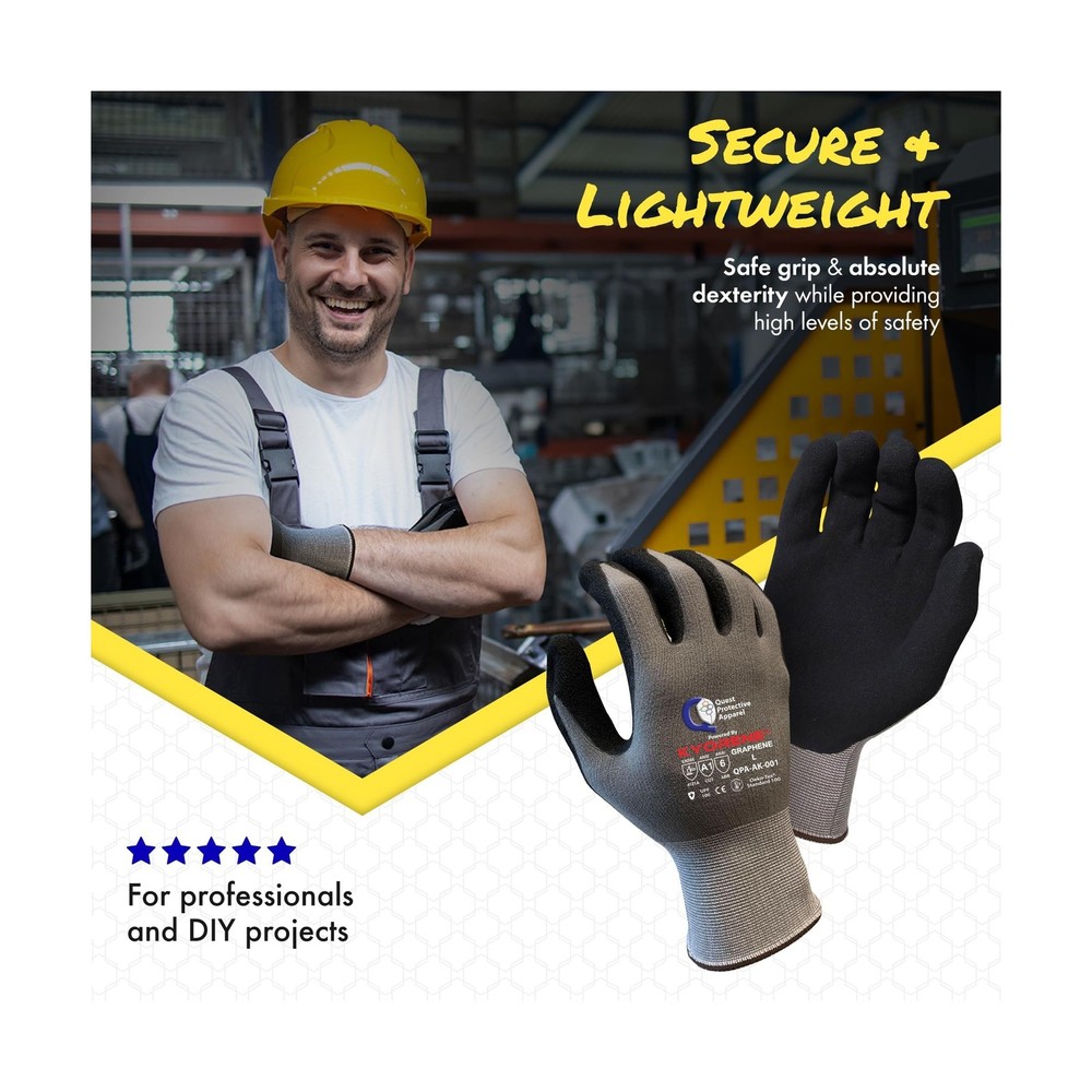 Quest Protective Apparel Cut and Puncture Resistant Work Gloves – Lightwei