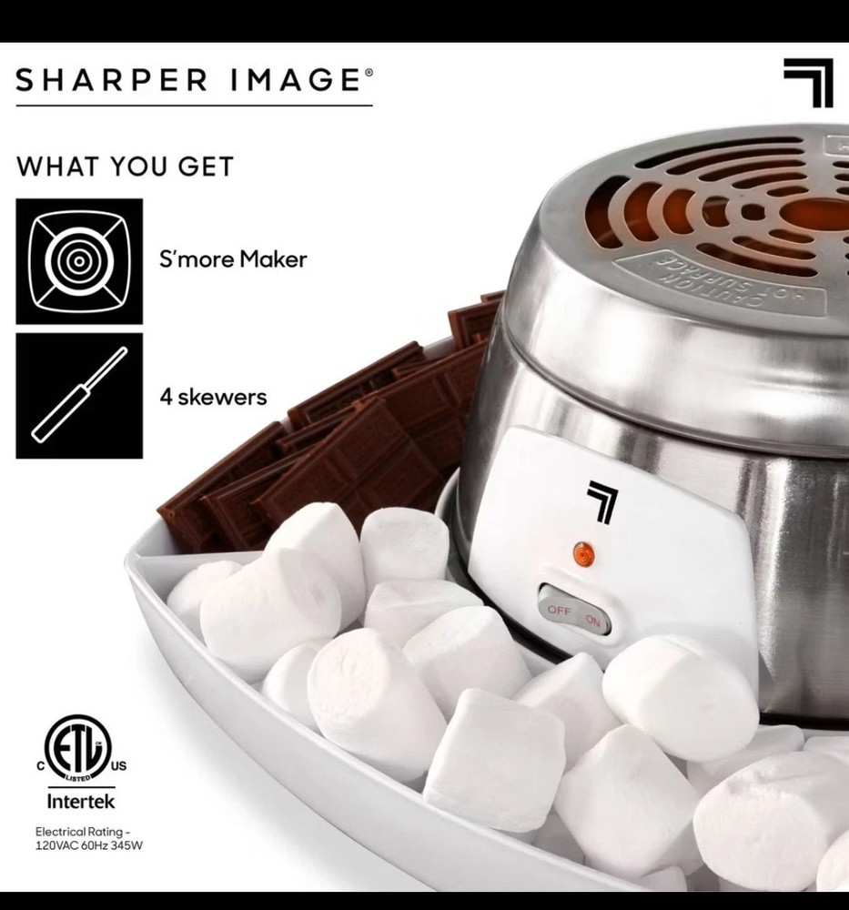 Sharper Image 5pc S'mores Maker White