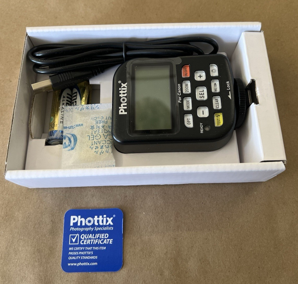 PHOTTIX ODIN TTL FLASH TRIGGER TRANSMITTER FOR CANON