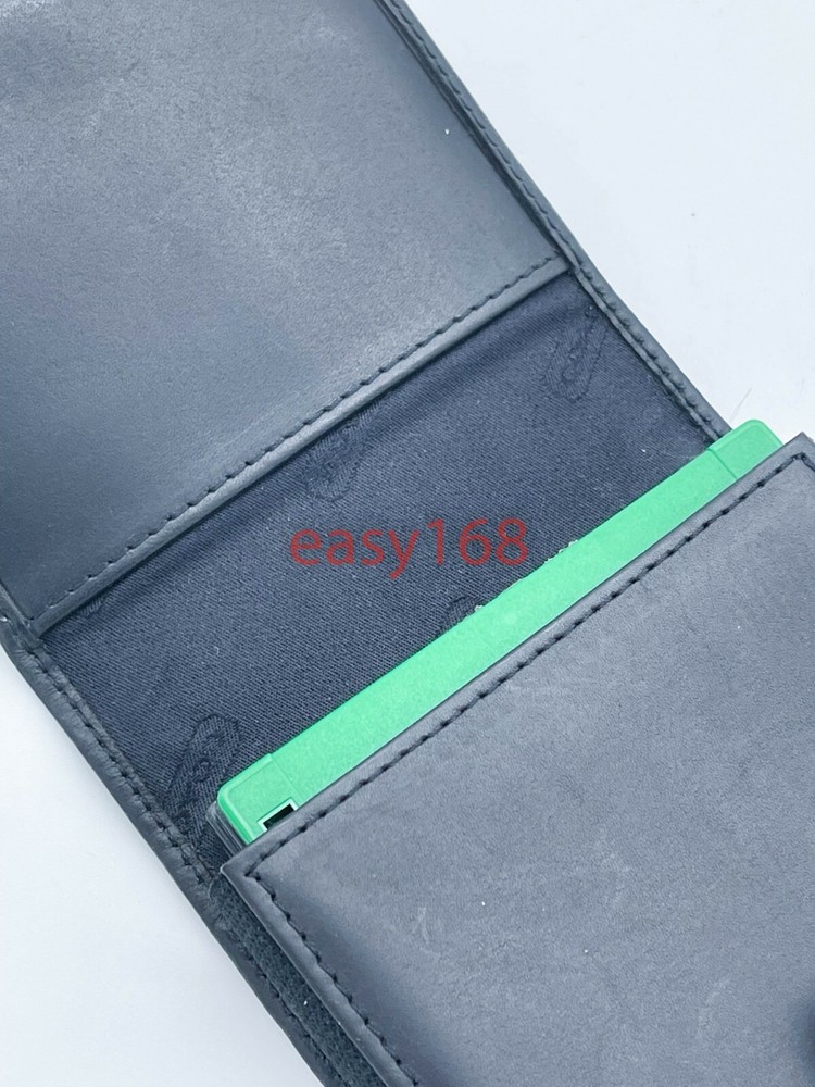 Coach 3.5 Floppy Disk PC Case Holder Black Leather