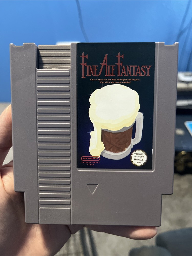 NES Cartridge Flask