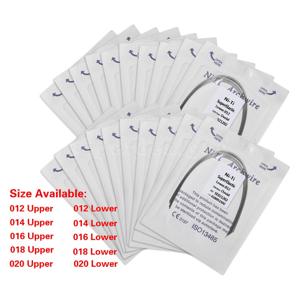 Dental Arch Wire Thermal Activated/Super Elastic Niti/Steel Rectangular/Round ns