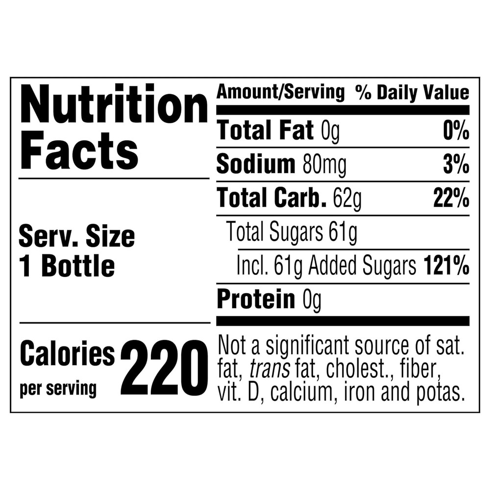 Orange, 16.9 Fl Oz, Pack of 6