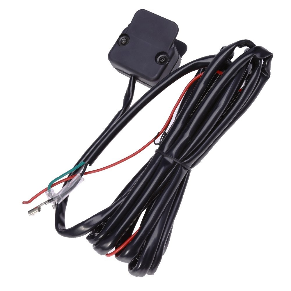 Saihisday 12V Winch Rocker Thumb Switch with Mounting Bracket Handle Black