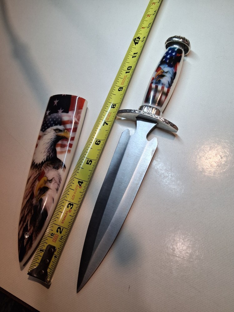 Bald Eagle decorative dagger with sheath