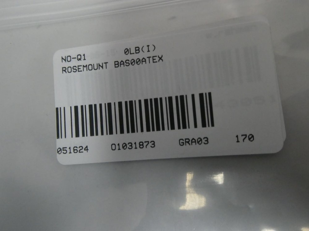 Rosemount BAS00ATEX Lcd Indicating Unit 60v