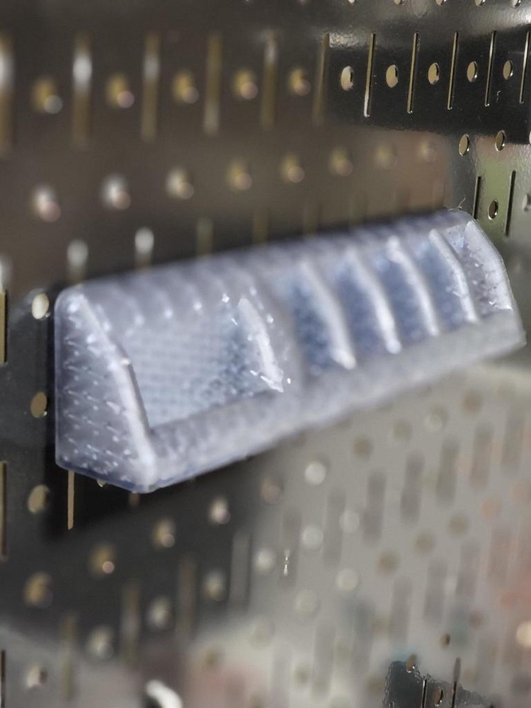 Pegboard Tool Holder Organizer - Workshop Storage Rack for Garage Organization -