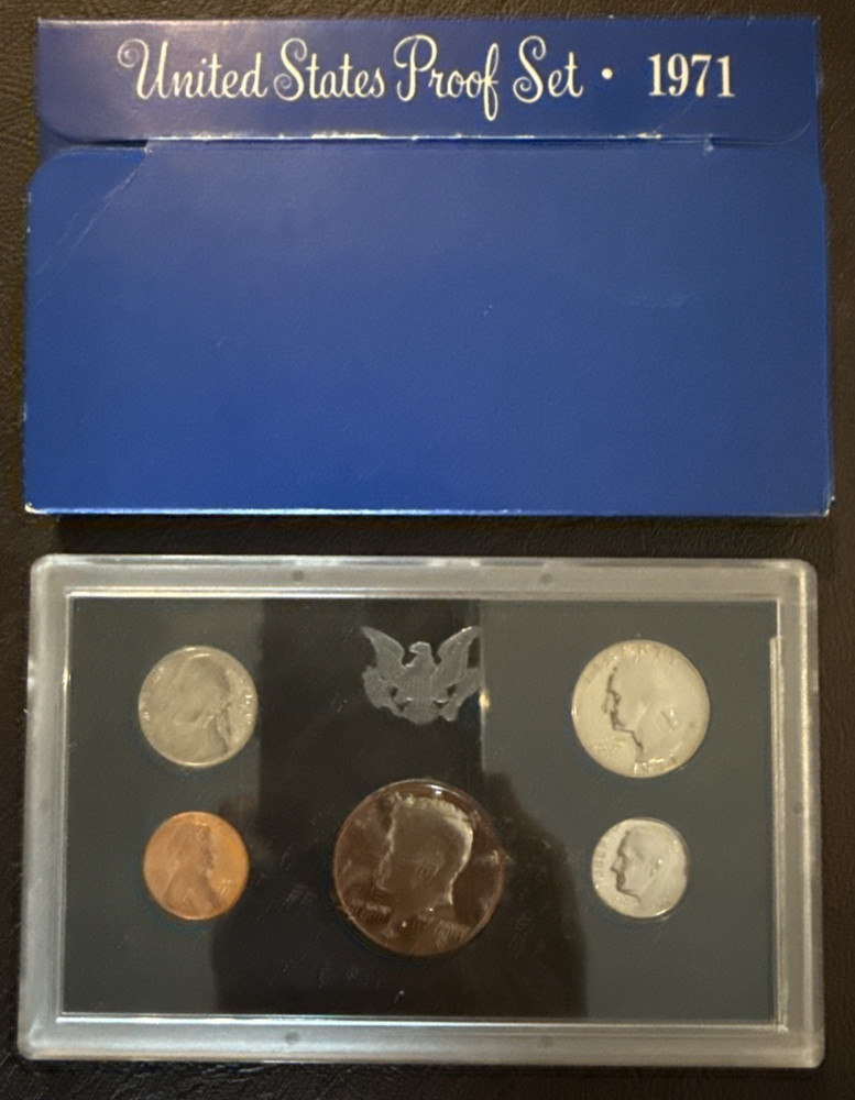 1971-S US Proof Set - 5 Coins - OGP
